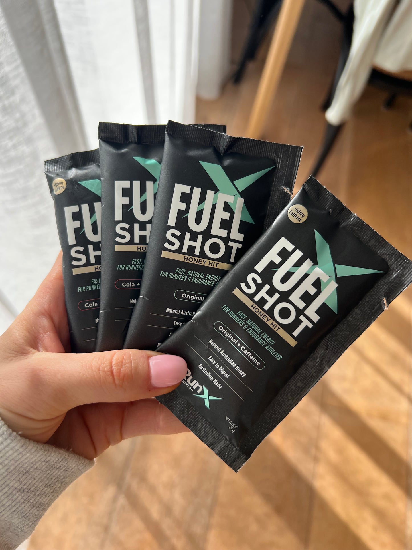 FUEL SHOT: Natural Energy Gel for Runners
